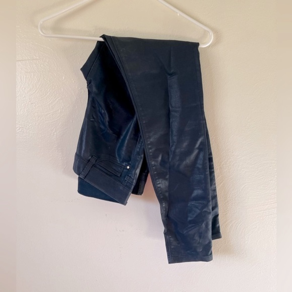 White House Black Market Coated Skinny Leg Jeans